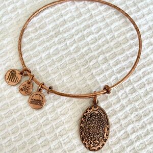 Alex and Ani “Daughter” Bangle Bracelet Rose Gold